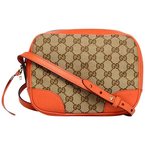 gucci orange crossbody|gucci crossbody women.